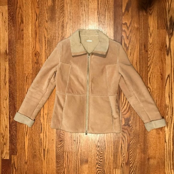 GUESS Coat Leather - Picture 1 of 4